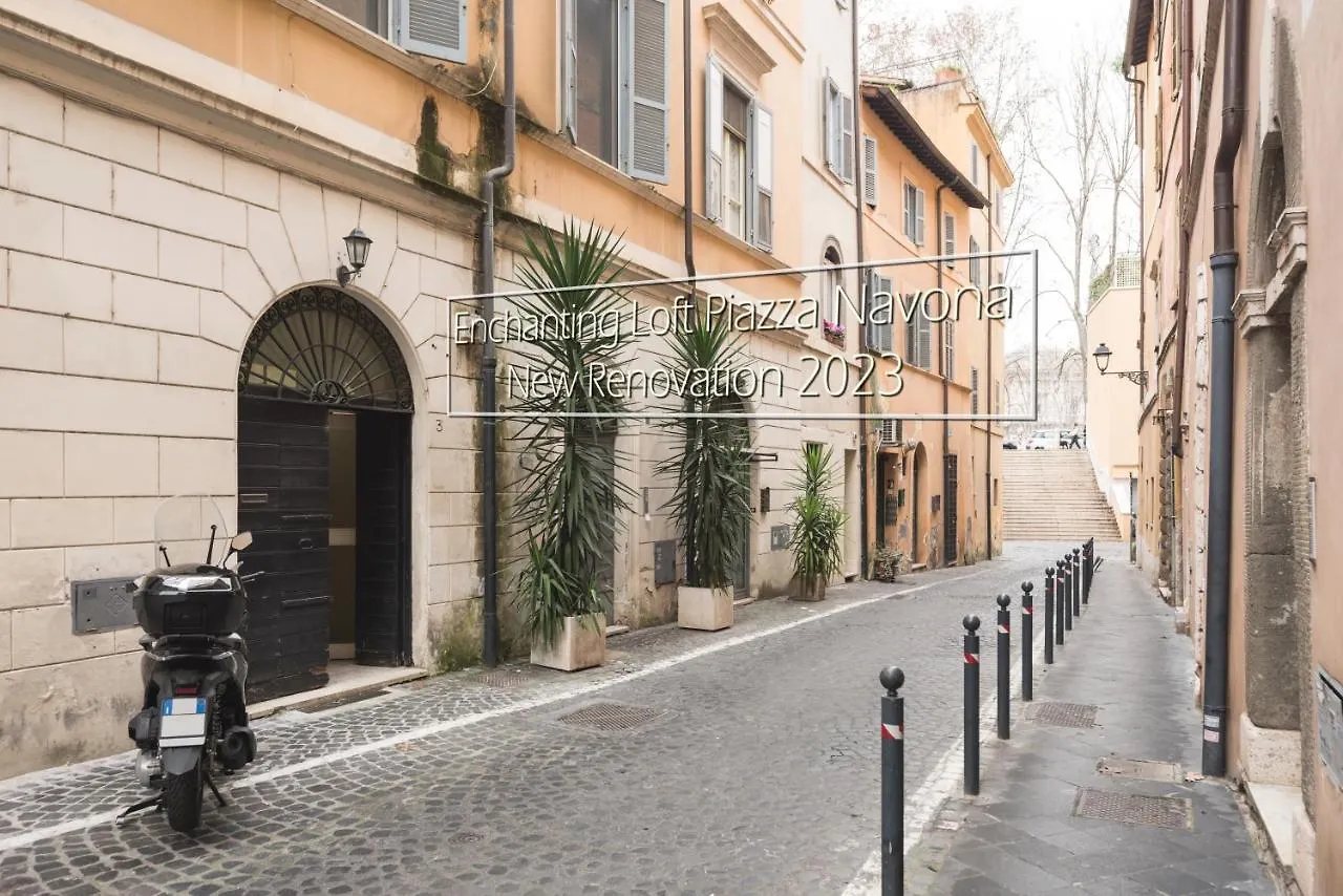Loft Deluxe Navona Lägenhet Rom